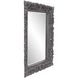 Barcelona 46 X 32 inch Glossy Charcoal Wall Mirror